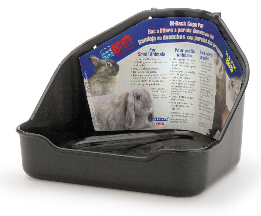 Lee's Aquarium & Pet Products Hi-Back Cage Pan Assorted, 1ea