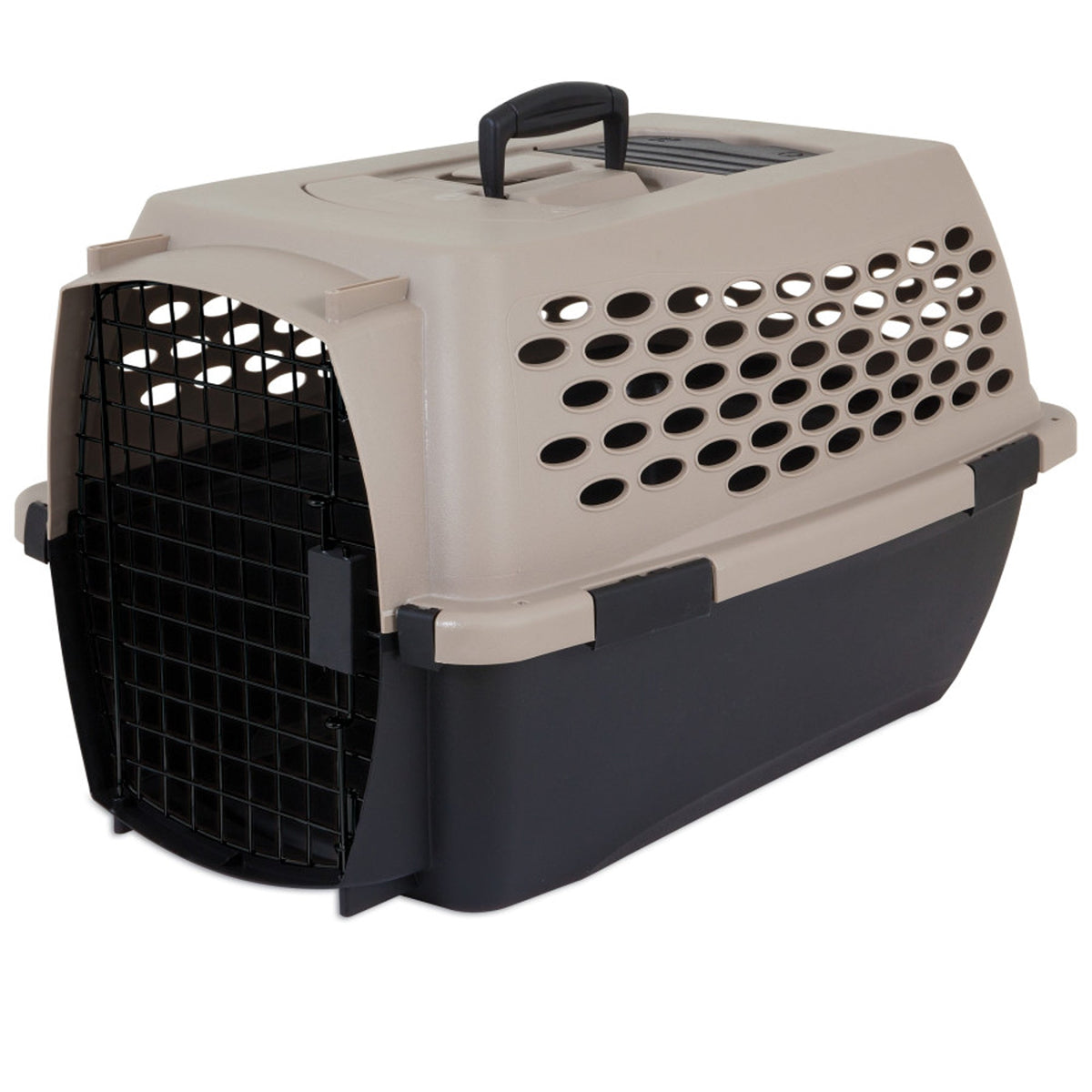 Petmate Vari Dog Kennel Taupe/Black 24in