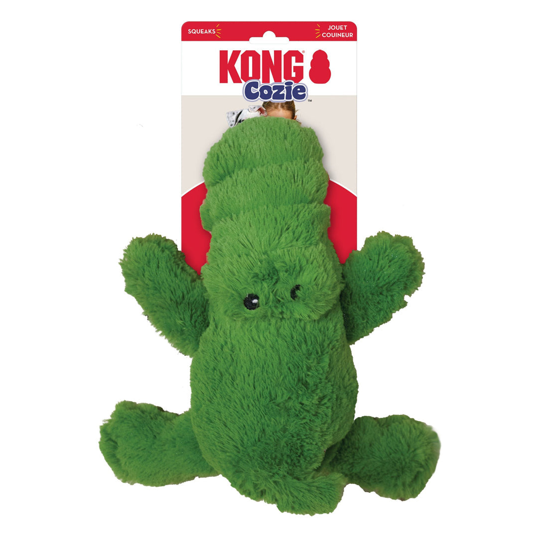 KONG Cozie Plush Dog Toy Ali Aligator X-Large