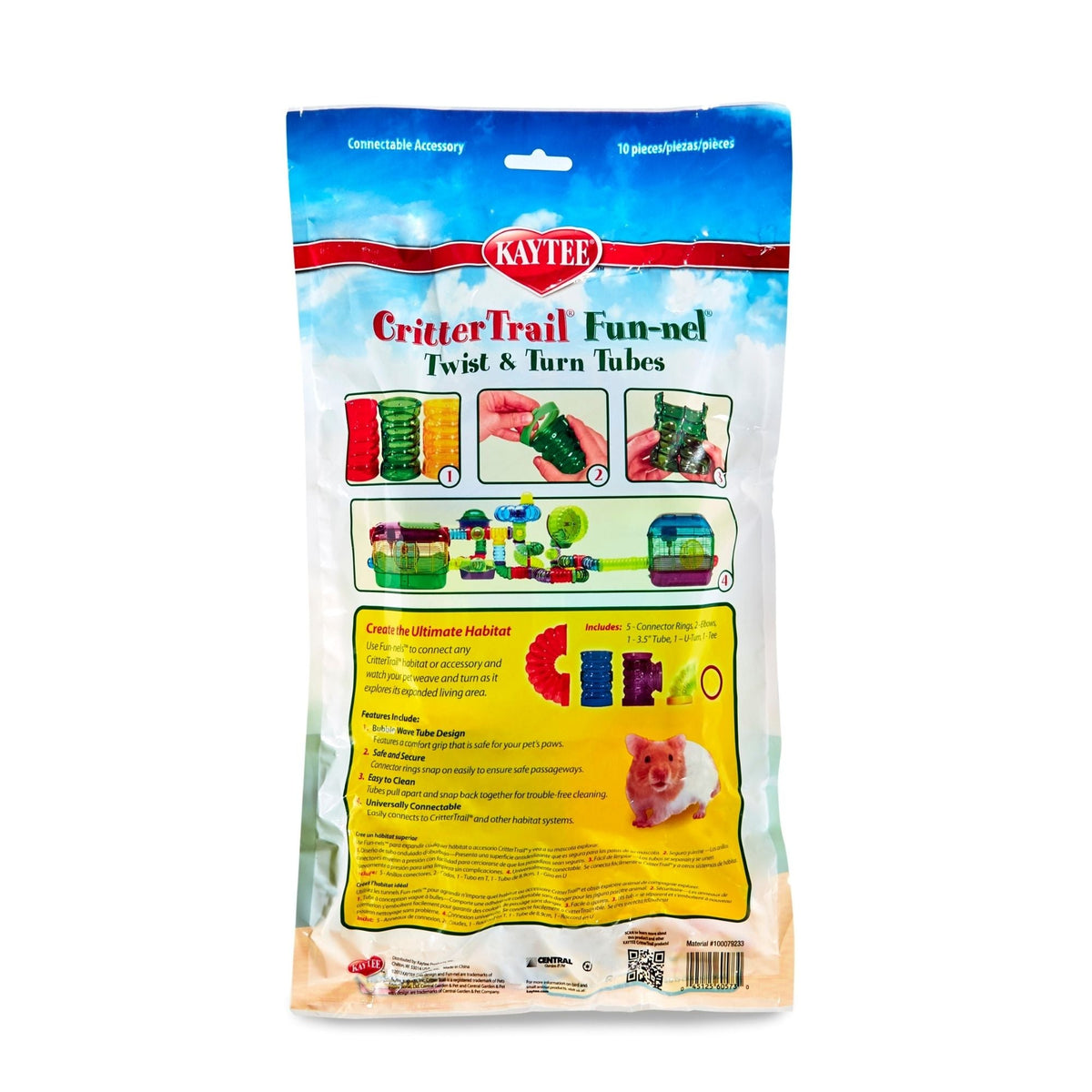 Kaytee CritterTrail Fun-nels Value Pack Twist and Turn 1ea
