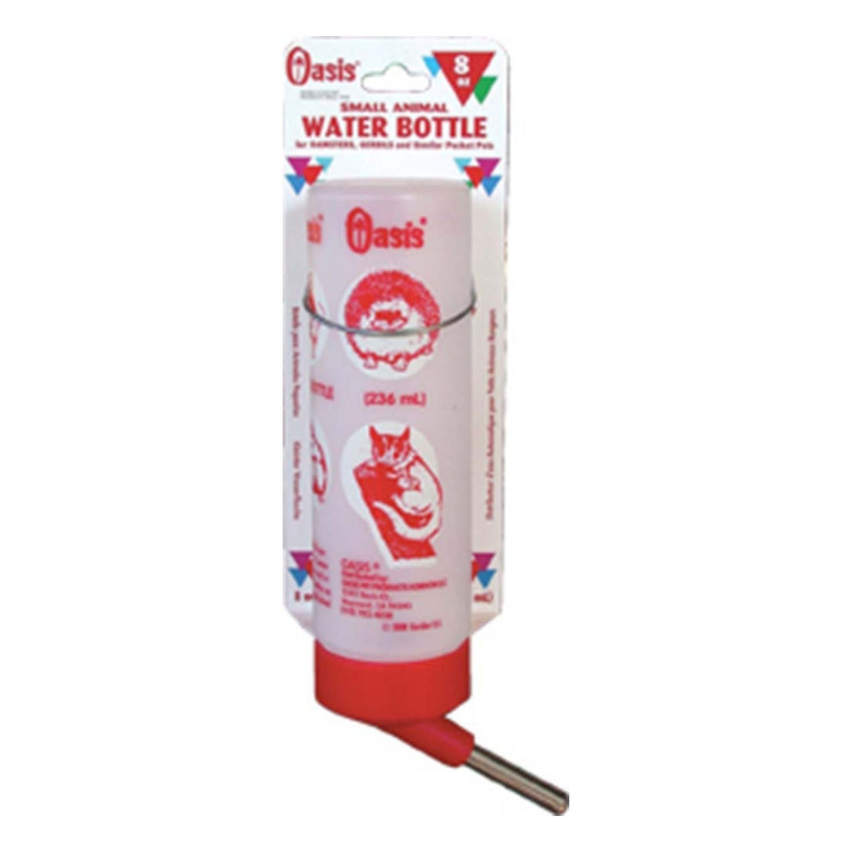 Oasis All-Weather Bottle for Small Animals White 1ea/8oz.