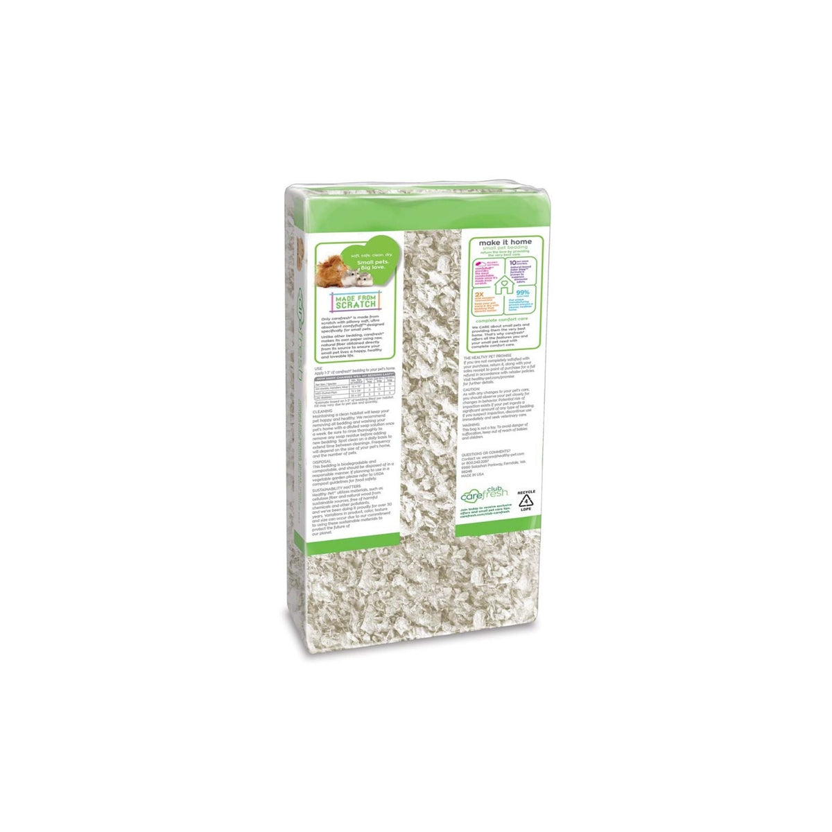CareFRESH Complete Comfort Small Pet Bedding White 1ea/10 l