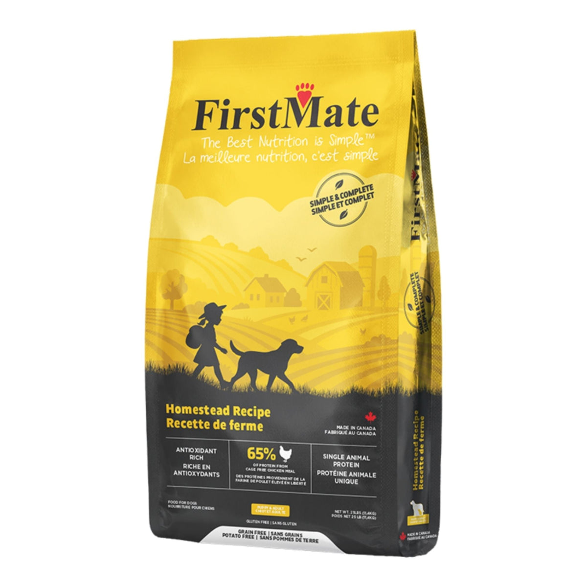 Firstmate Dog Simple & Complete Homestead Recipe Chicken 25lbs.