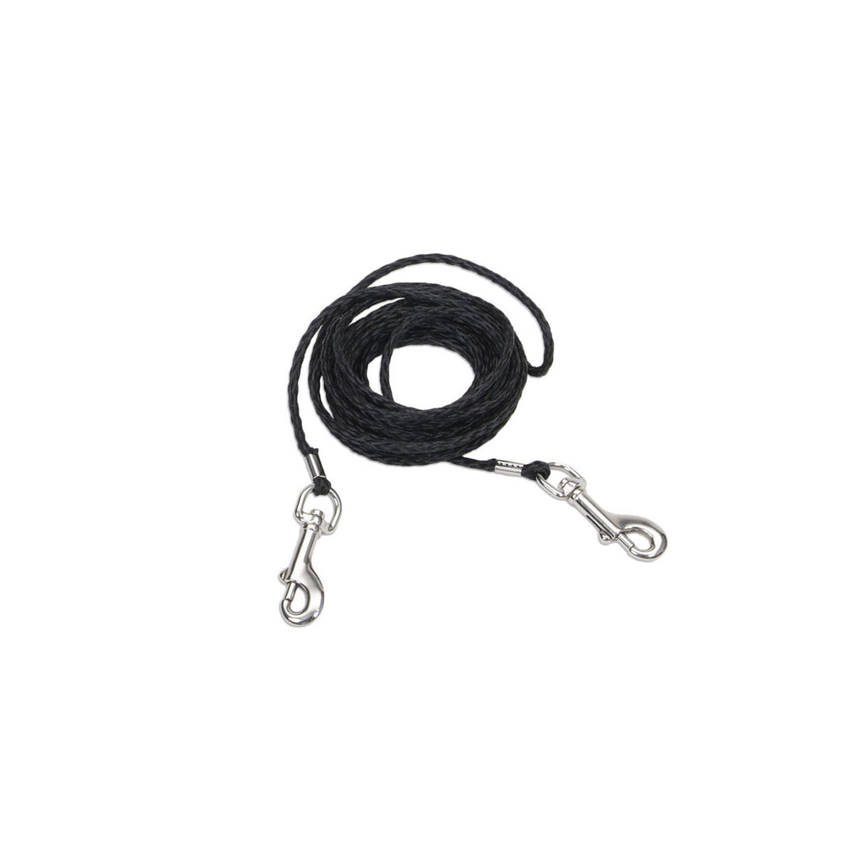 Coastal Poly Cat Tie Out Black 1/8X10ft