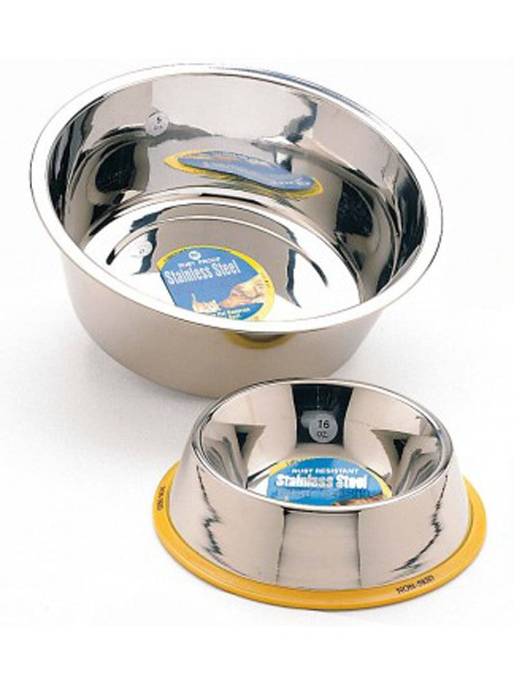 Spot Stainless Steel Mirror Finish No-Tip Dog Bowl 16oz