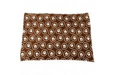 Ethical Snuggler Paws/Circle Blanket Chocolate 40X60