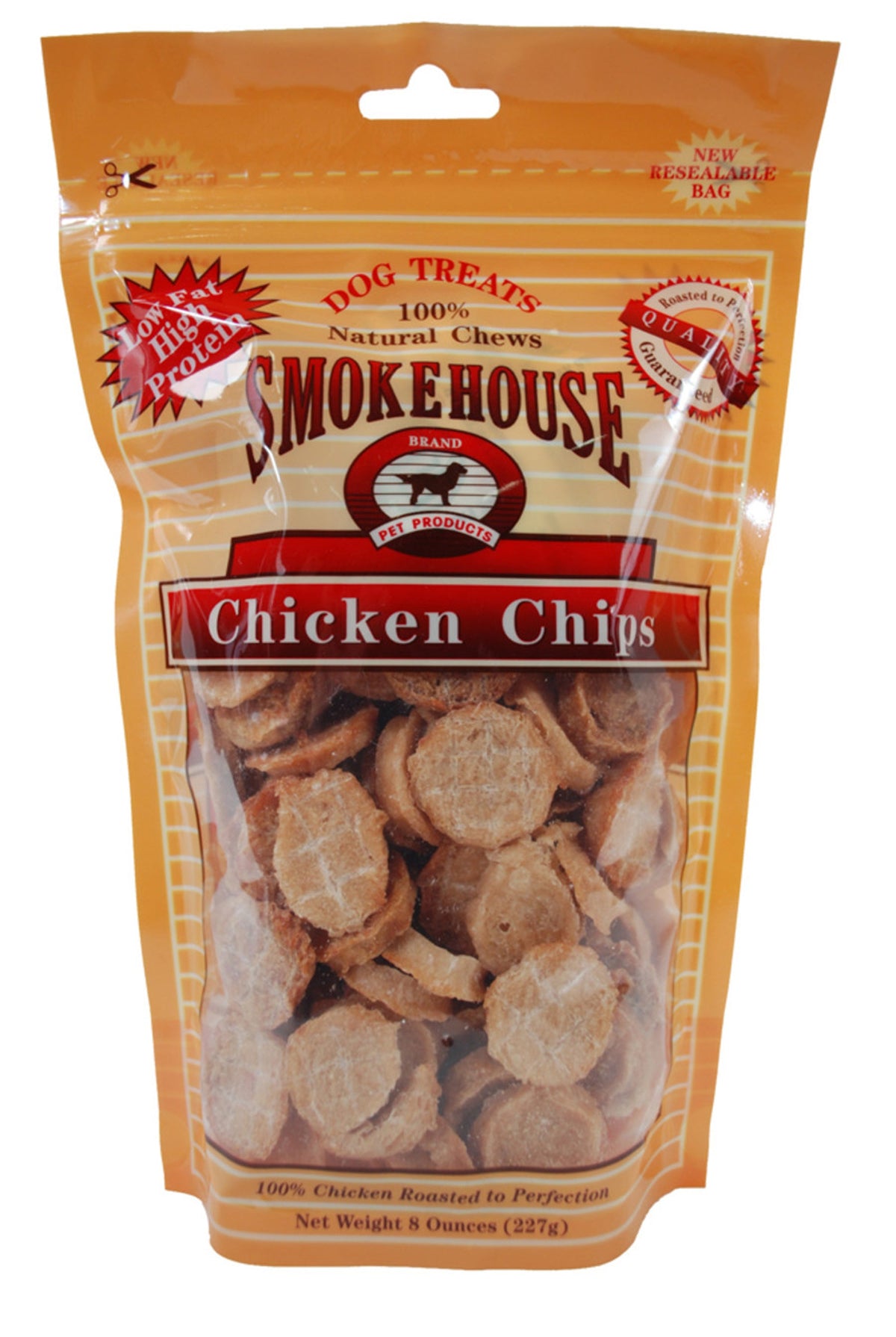 Smokehouse Chicken Chips Small 8oz reseal bag