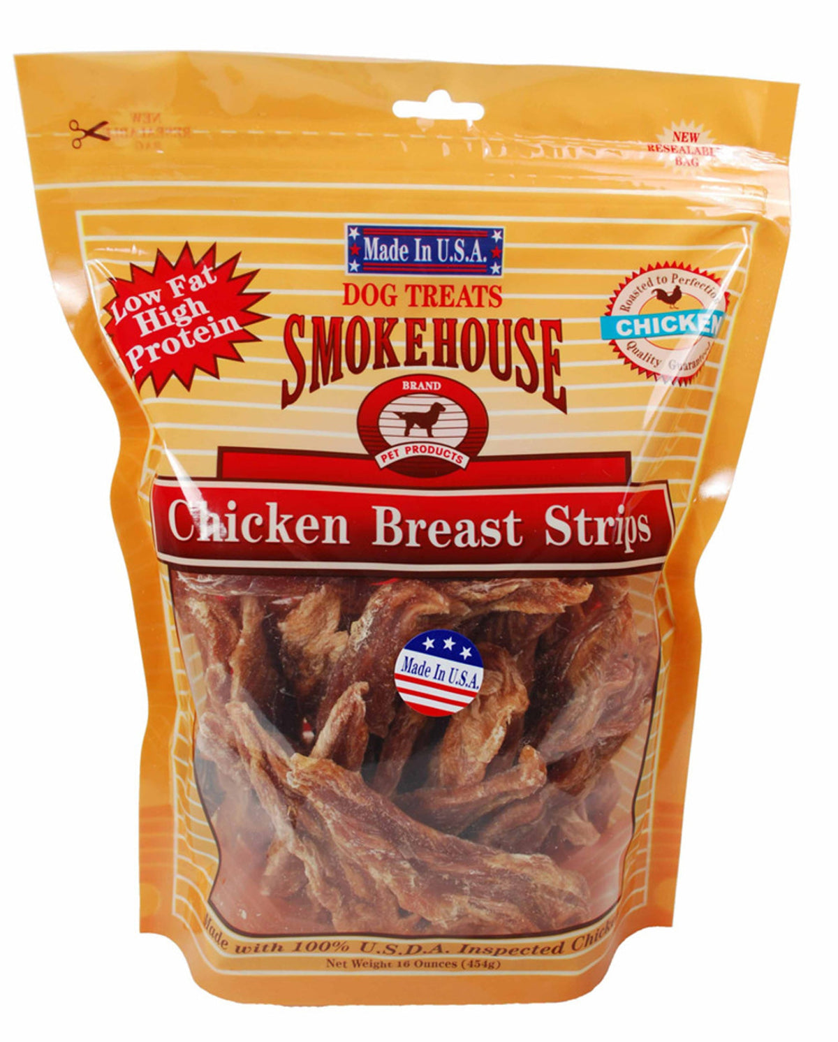 Smokehouse USA Made Chicken Strips 16oz reseal bag