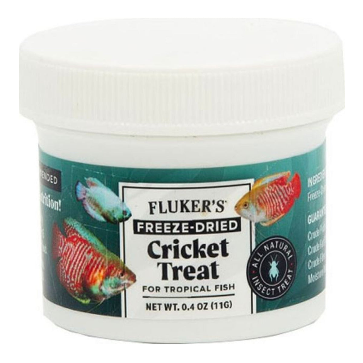 Flukers Freeze Dried Cricket Treat .4oz.