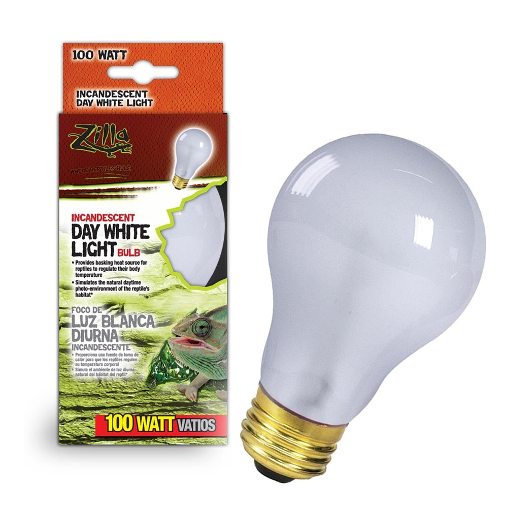 Zilla Incandescent Bulb Day White, 1ea/100 W