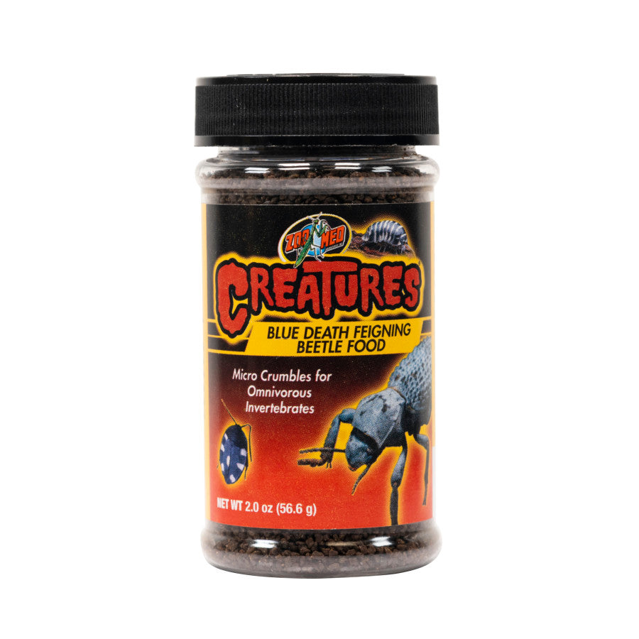 Zoo Med Creatures Blue Death Feigning Beetle Food 2.0oz