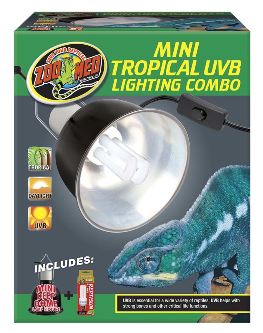 Zoo Med Mini Tropical UVB Lighting Combo Pack