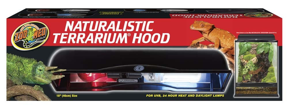 Zoo Med Naturalistic Terrarium Hood Double Socket 18in