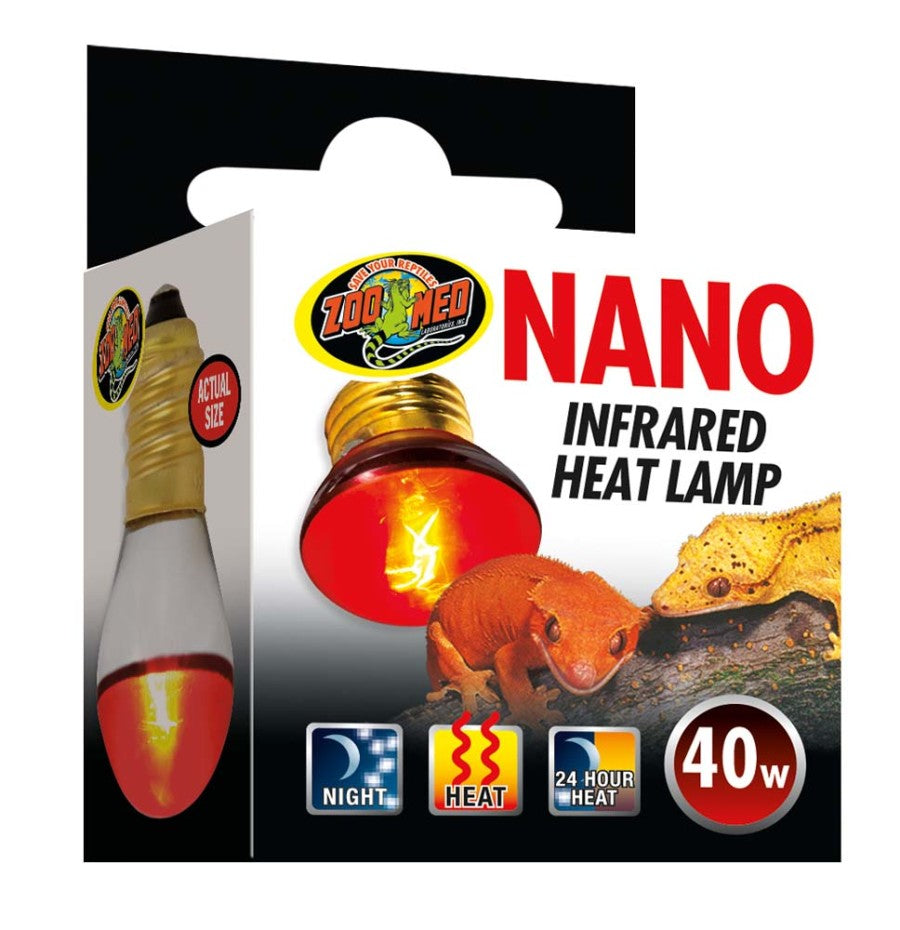 Zoo Med Nano Infrared Heat Lamp 40 watt