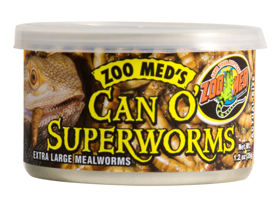 Zoo Med Can O' Superworms 1.2oz