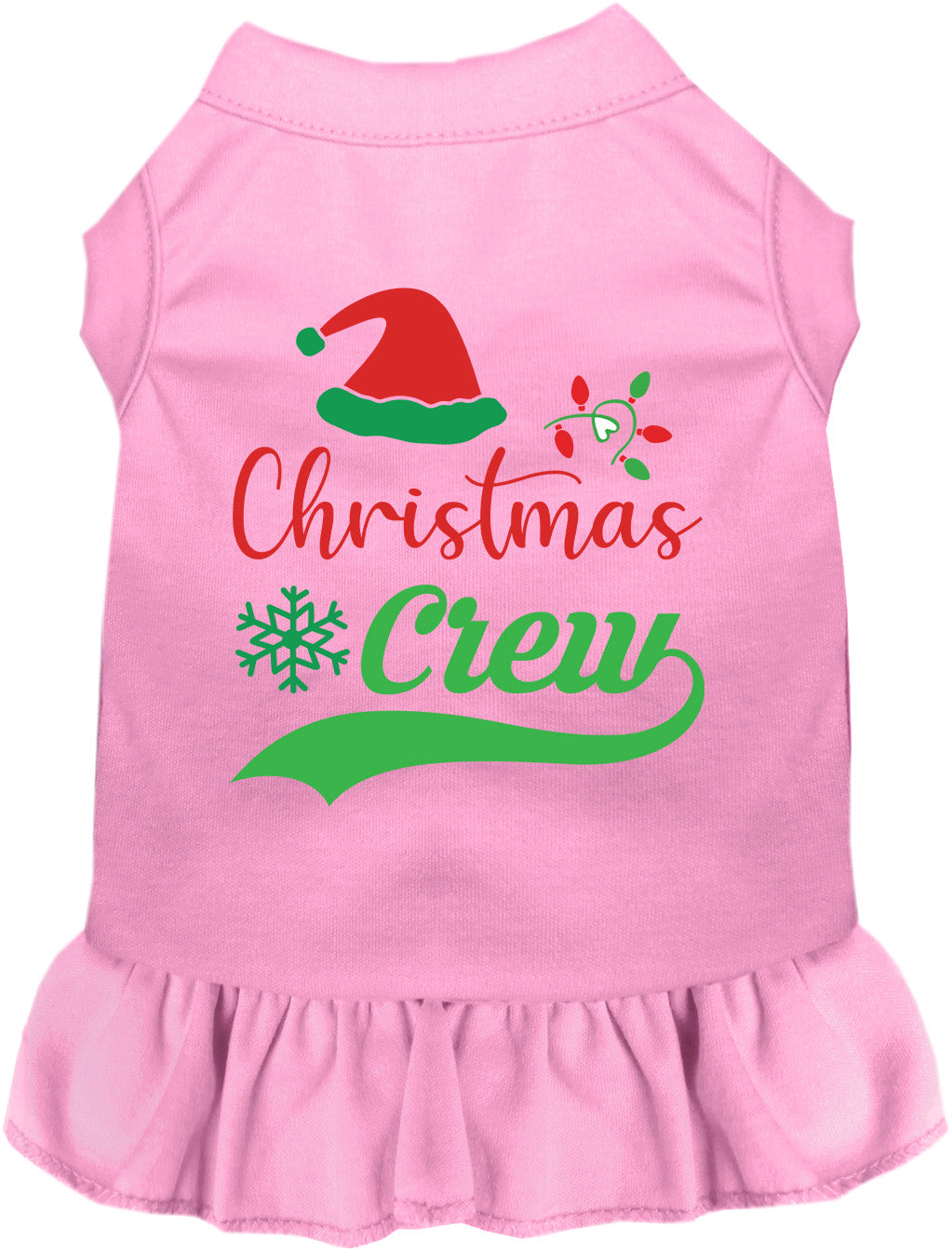 Traditional Christmas Crew Pet Dress