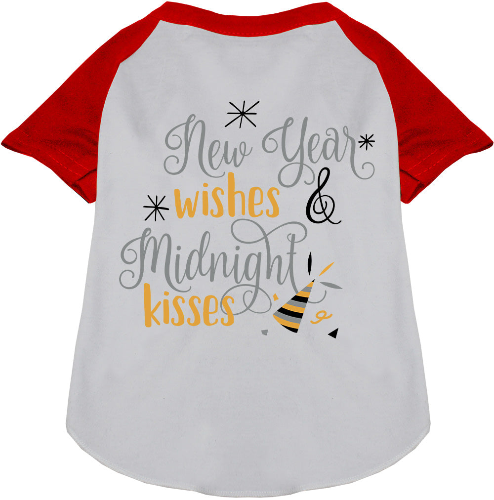 Midnight Kisses Pet Raglan Shirt
