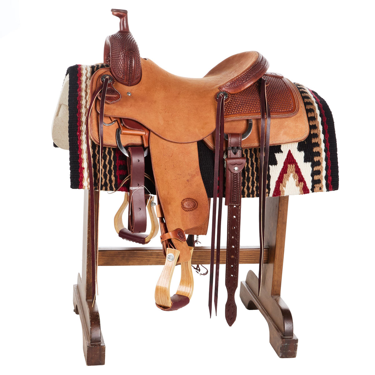 1332-4 Cowtown 34x36 New Zealand Wool Saddle Blanket