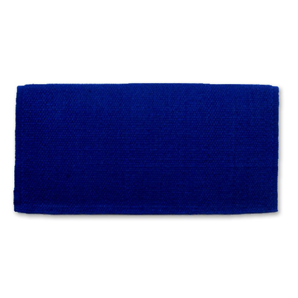 1314A-31 San Juan 34X30 Royal Blue New Zealand Wool Saddle Blanket
