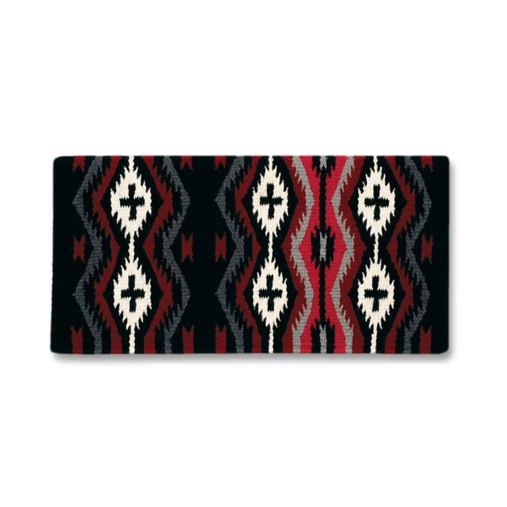 1453-3 Las Cruces 36in X 34in New Zealand Wool Saddle Blanket