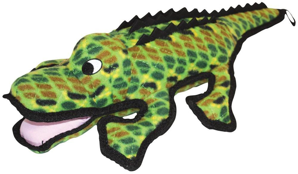 Tuffy Ocean Creature Alligator Durable Dog Toy Green, 1ea/18 in