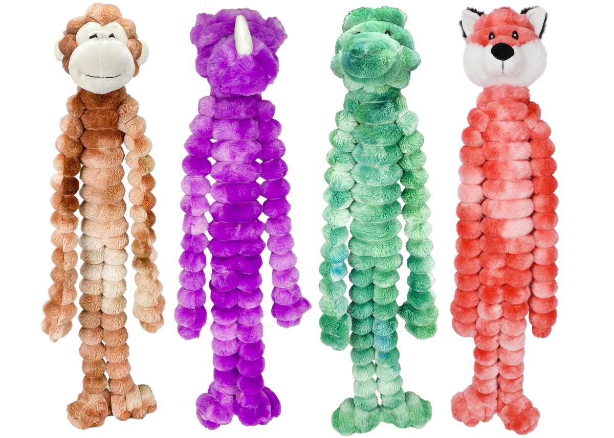 Multipet Crimpy Palz - Assorted Animals 20"