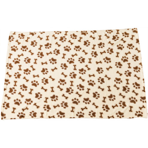 Spot Snuggler Bones & Paws Blanket 40x60