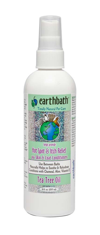 earthbath Hot Spot Relief Spritz Tea Tree Oil & Aloe Vera 8oz