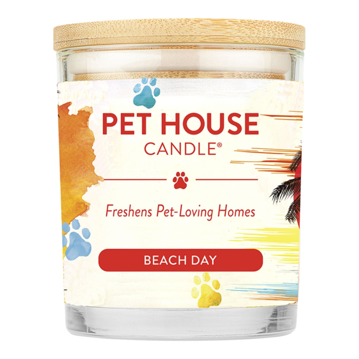 Pet House Beach Day Large Candle - 3 Count