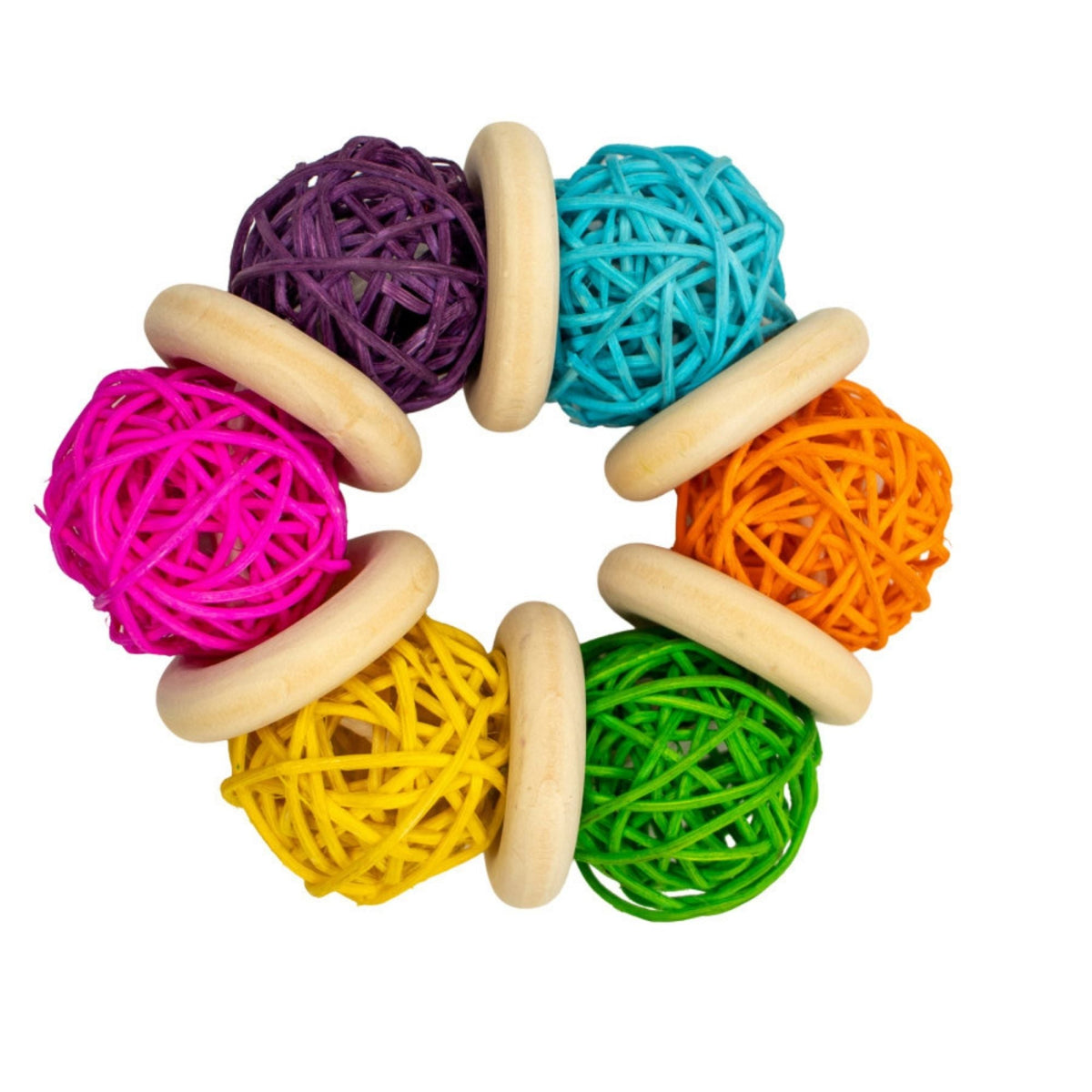 A & E Cages Nibbles Bunny Bangle Small Animal Toy 1ea/One Size
