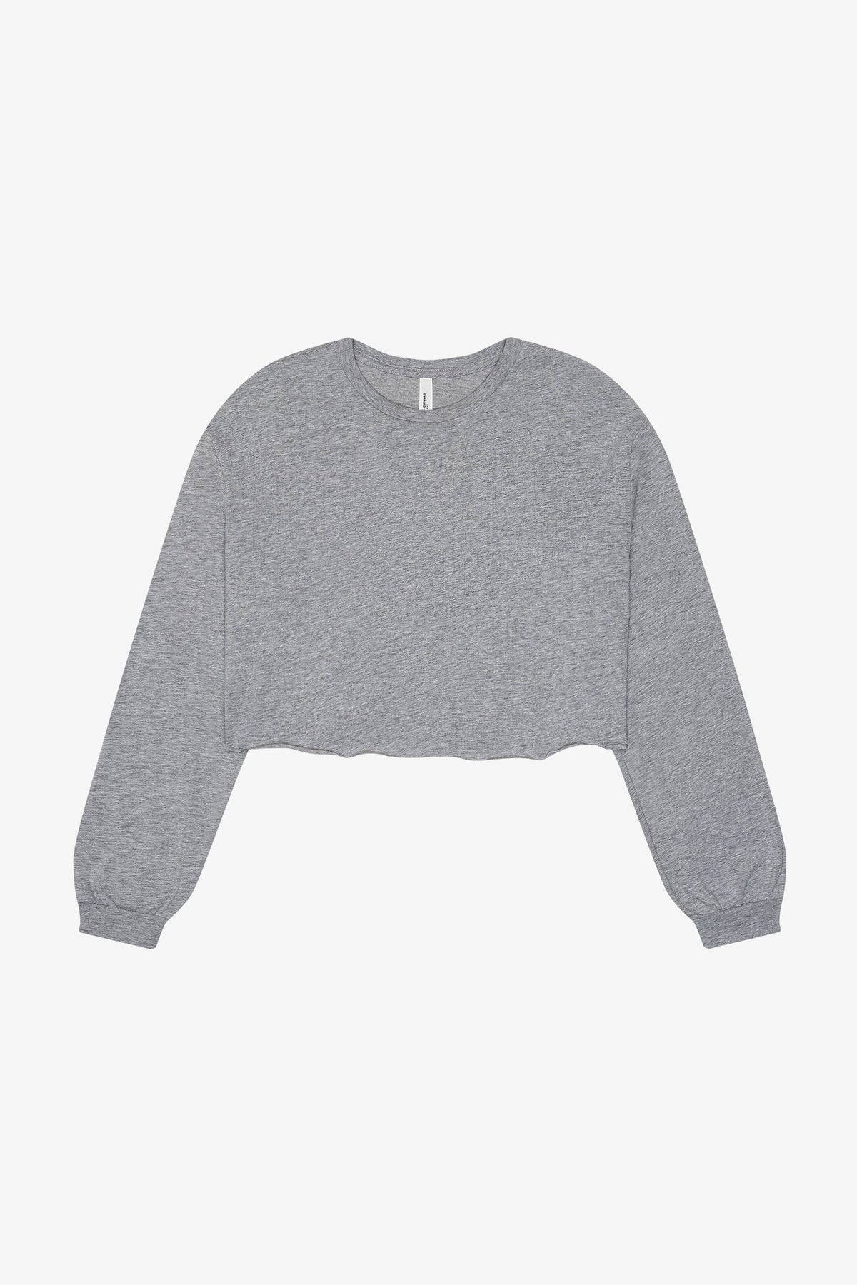 Custom Women's Cropped Long-Sleeve Shirt