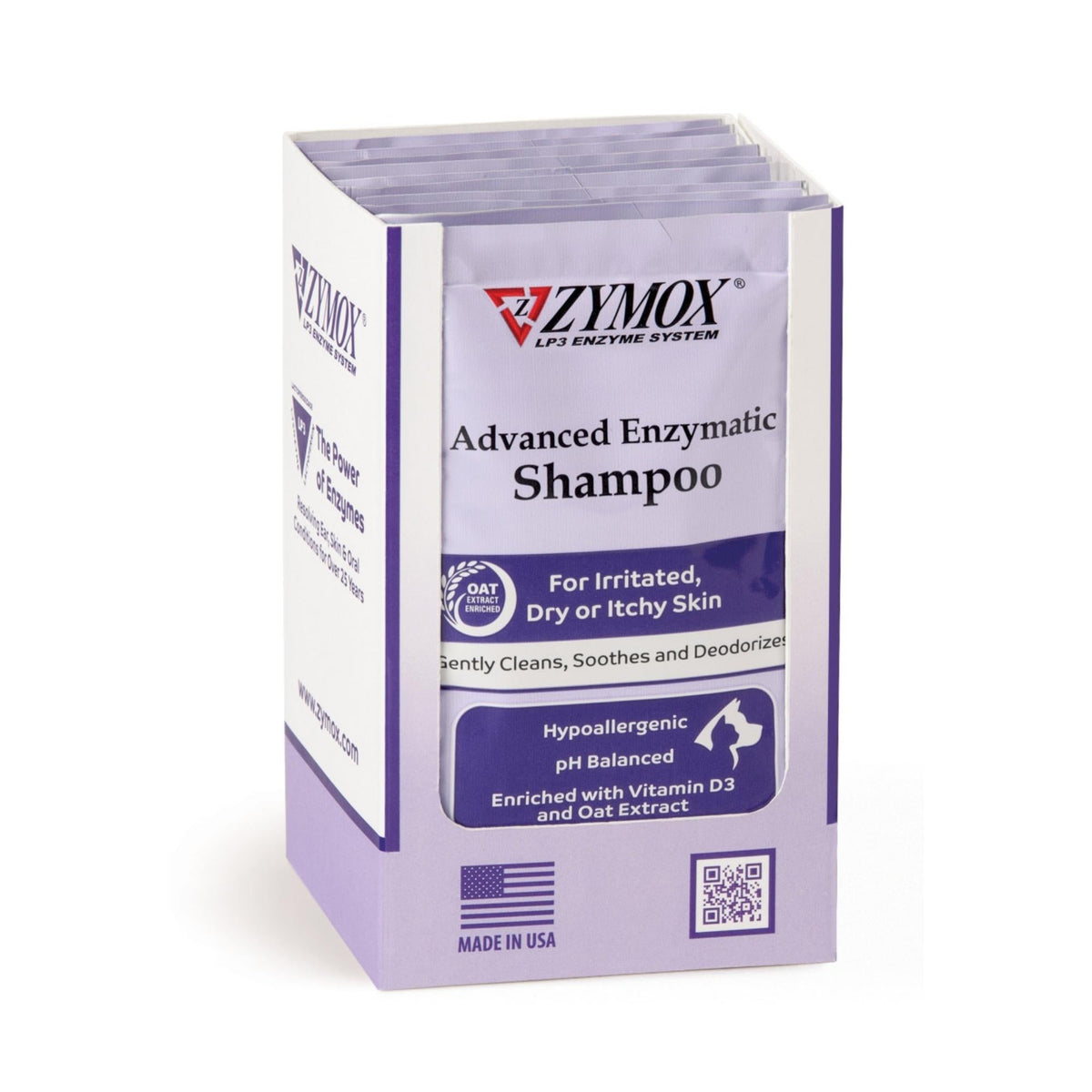 Zymox Advanced Enzymatic Shampoo Foil Pack POP 1ea/.75oz., 10 ct Default Title