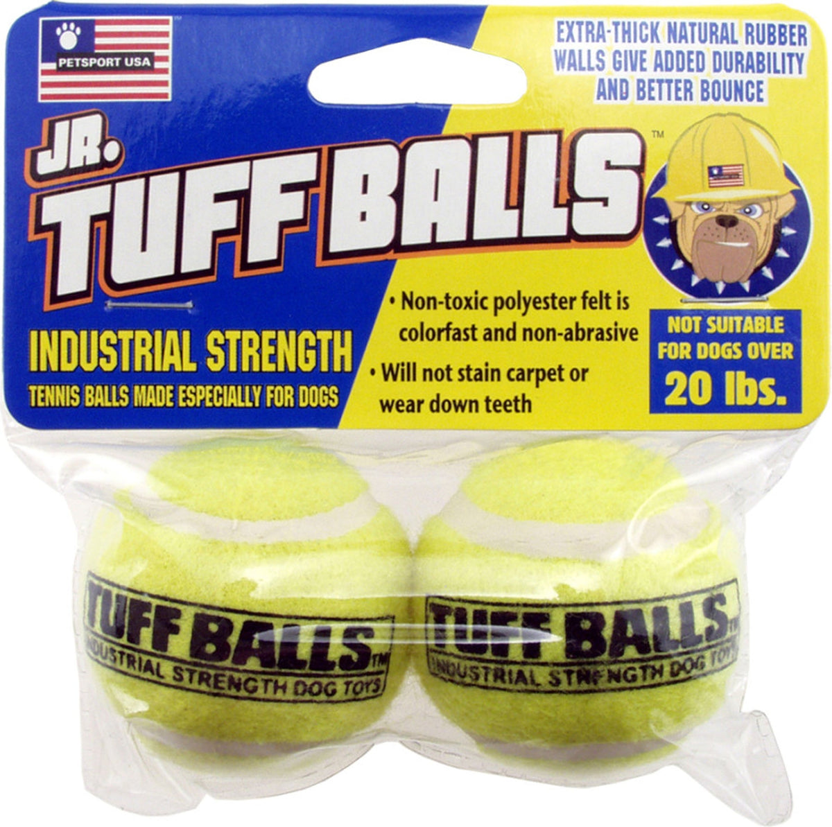 Petsport Jr. Tuff Balls 2pk