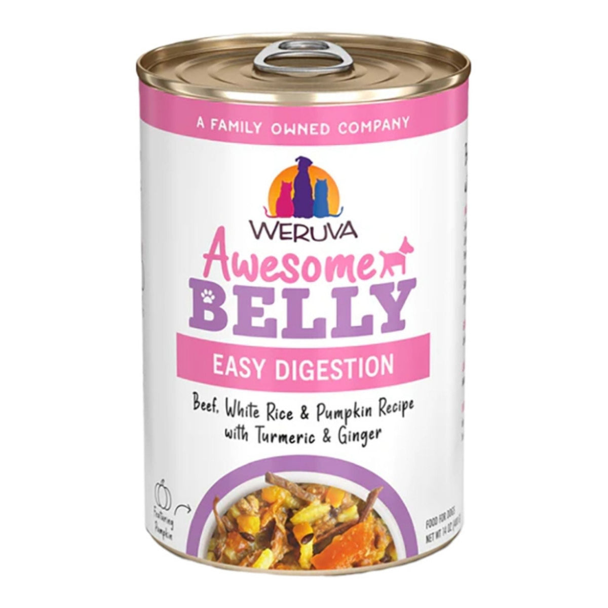 Weruva Dog Belly Beef & Rice 14oz. (Case of 10)
