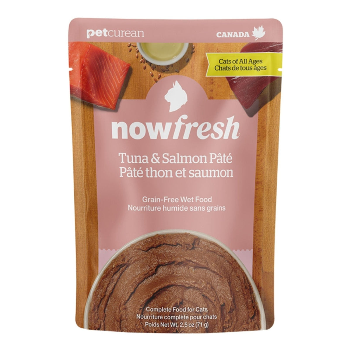 Now Fresh Cat Grain Free Tuna + Salmon Pate 2.5oz. (Case of 24)