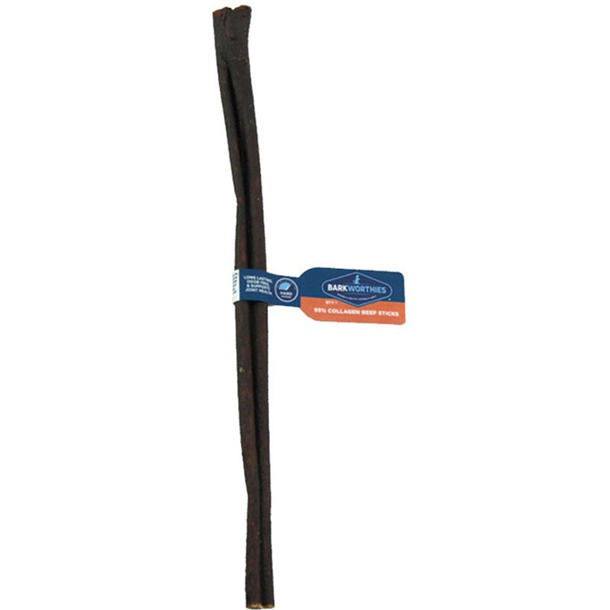 Barkworthies Collagen Stick Dipped in Peanut Butter Dog Treat Beef 12in.