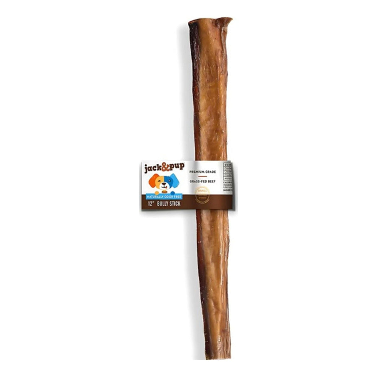 Jack & Pup Bully Stick 12" Bulk (Case of 100)