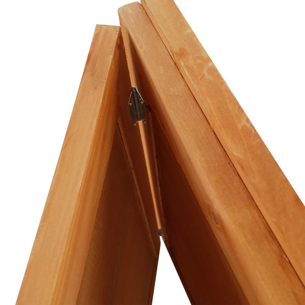 vidaXL Outdoor Foldable Wooden Animal Cage