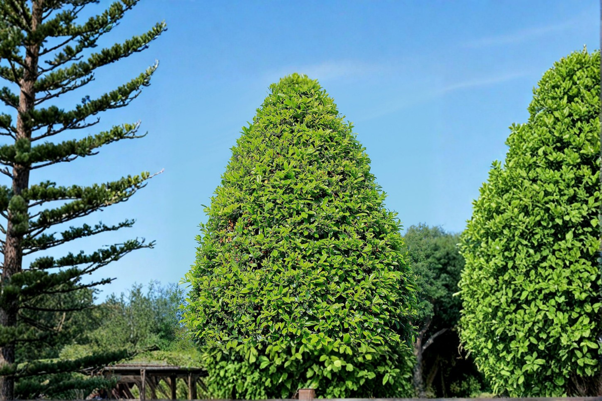 East Palatka Holly Shrub 3 Gal Live Plant Evergreen Hedge with Red Berries Ilex × attenuata Outdoor Landscape Tree