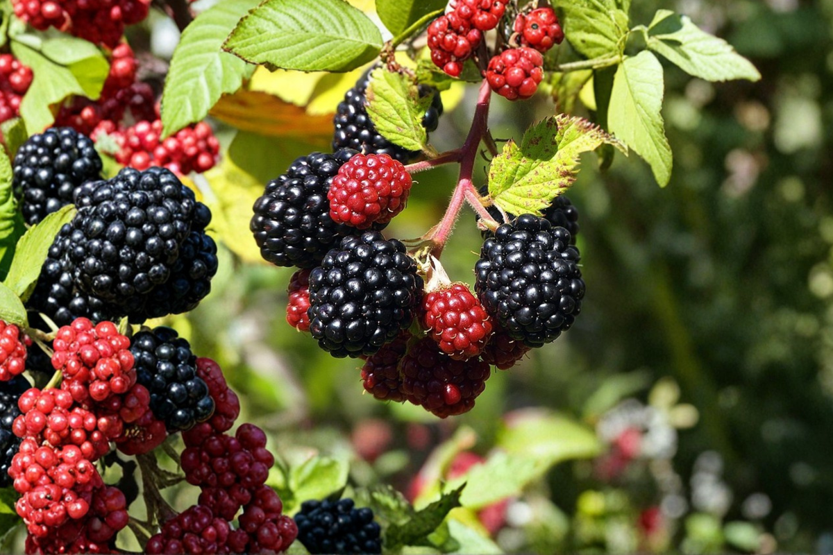 Lucretia Dewberry Live Plant 1 Gallon – Sweet Trailing Blackberry Vine for Garden Edible Fruit Plant Outdoor