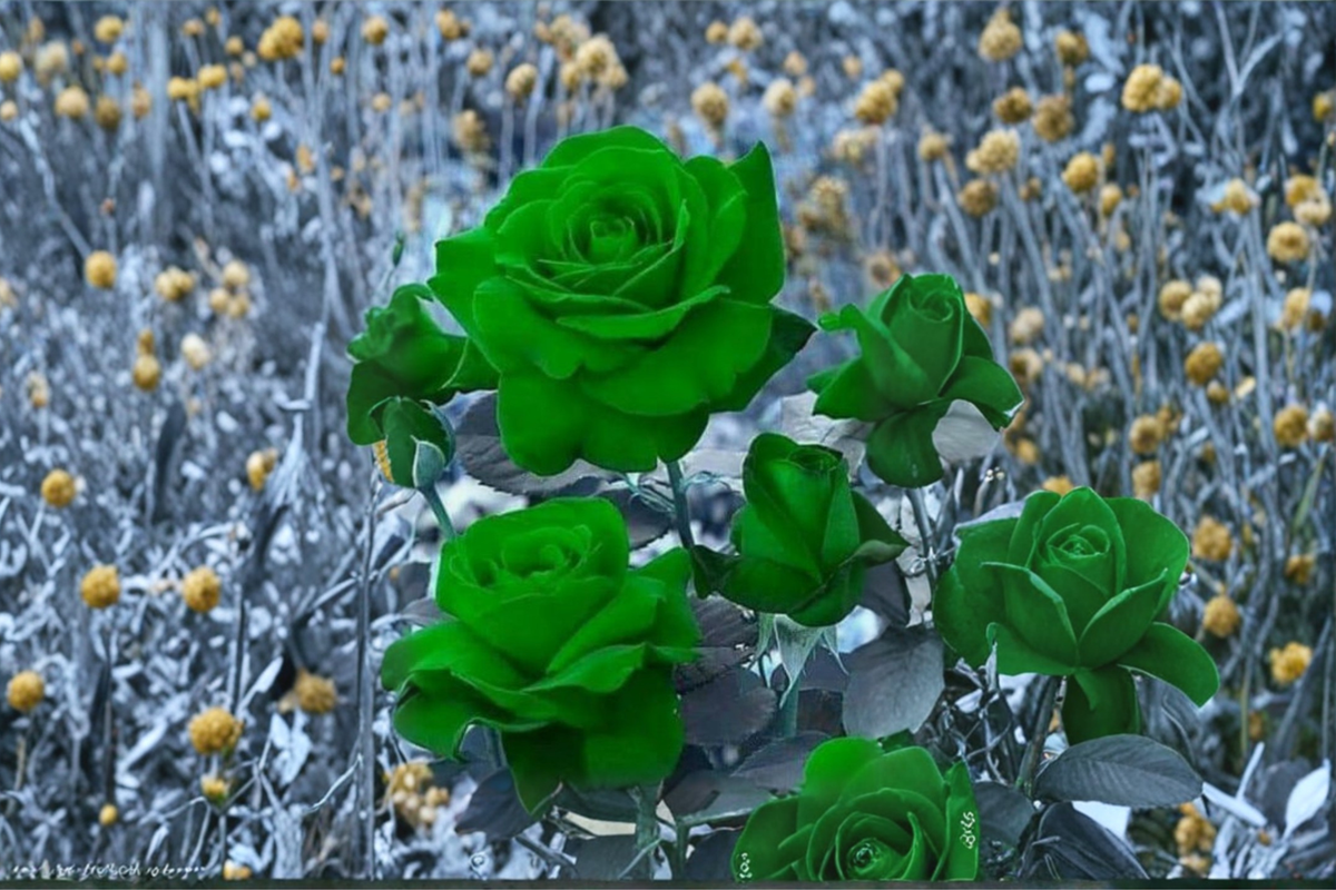 Green Rose Seeds, Flowering Bush, Green Bloom, Rosa spp. - 20 Seeds for Outdoor Garden Planting