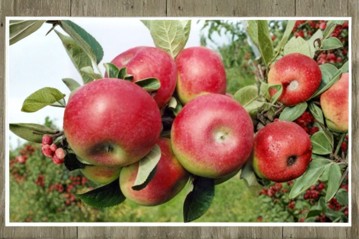 Dwarf Red Apple Tree Seeds, Columnar Fruit Tree, Malus domestica, Compact Bonsai-Style, Pack of 5 Seeds