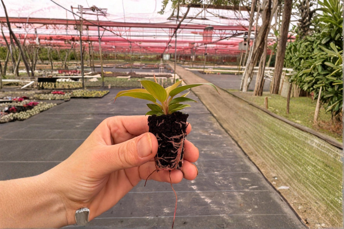 2 Philodendron 'Florida Bronze' Live Starter Plants – Rooted Bare Root in Soil Pod