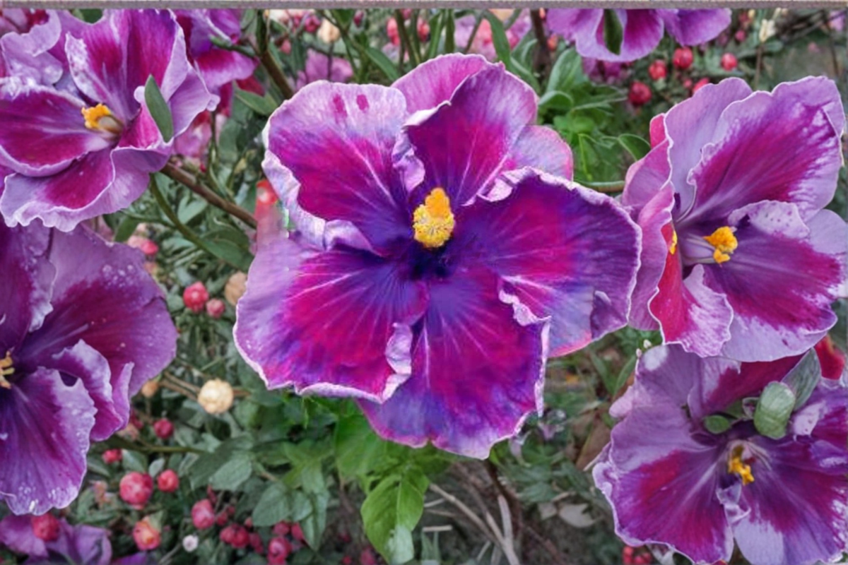 Dark Purple Giant Hibiscus Seeds 10 Pack | Tropical Flowering Plant | Hibiscus rosa-sinensis | Garden & Patio Plant Seeds