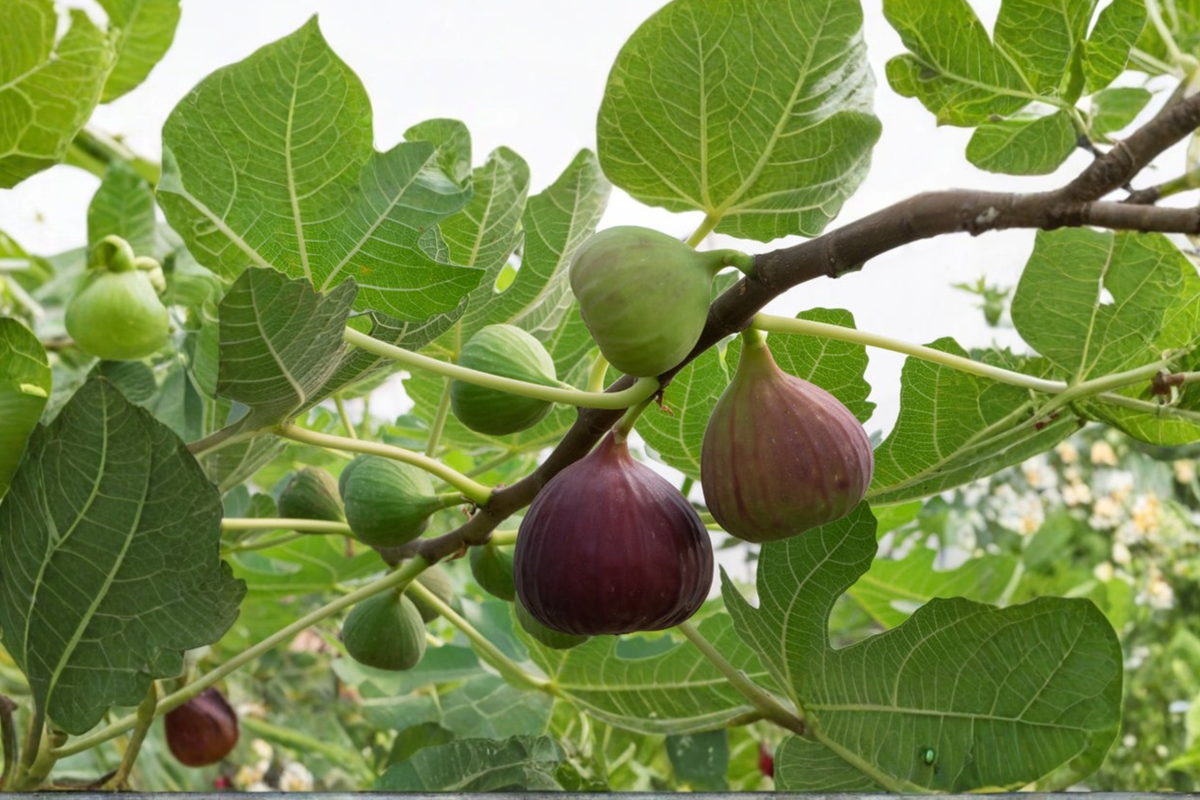 Brown Turkey Fig Tree Live Plant 1–3 ft, Edible Fruit Tree for Garden, Patio, Container, Ficus carica