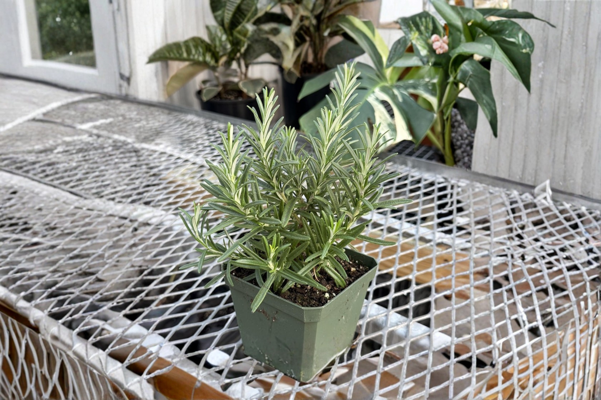 Organic Rosemary Live Herb Plant 4 Inch Fragrant Kitchen Windowsill Indoor Outdoor Culinary Herb Garden Plant