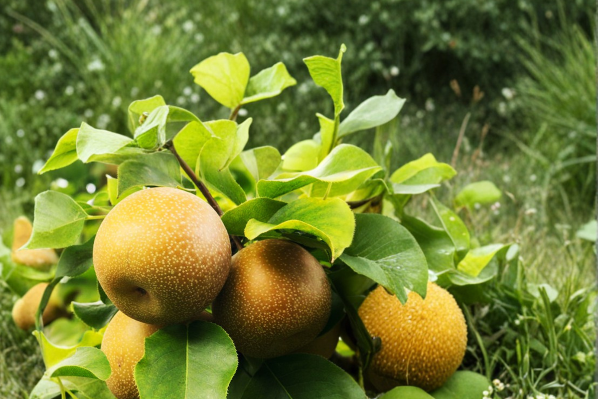 Chojuro Asian Pear Tree 4-6 FT Live Plant – Crisp Sweet Fruit Tree for Backyard Orchard Garden Growing Easy Care No Ship CA