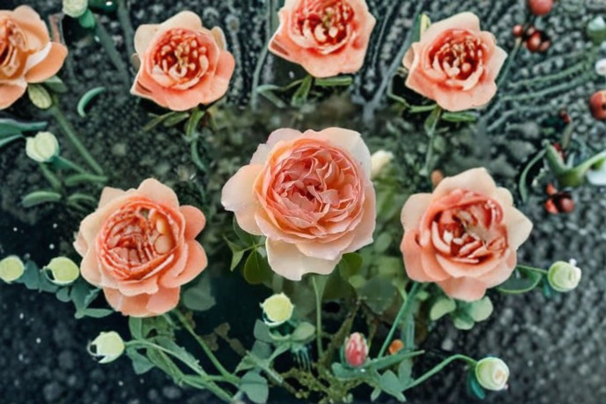 Capri Rose Live Plant – Fragrant Repeat Blooming Shrub Rose