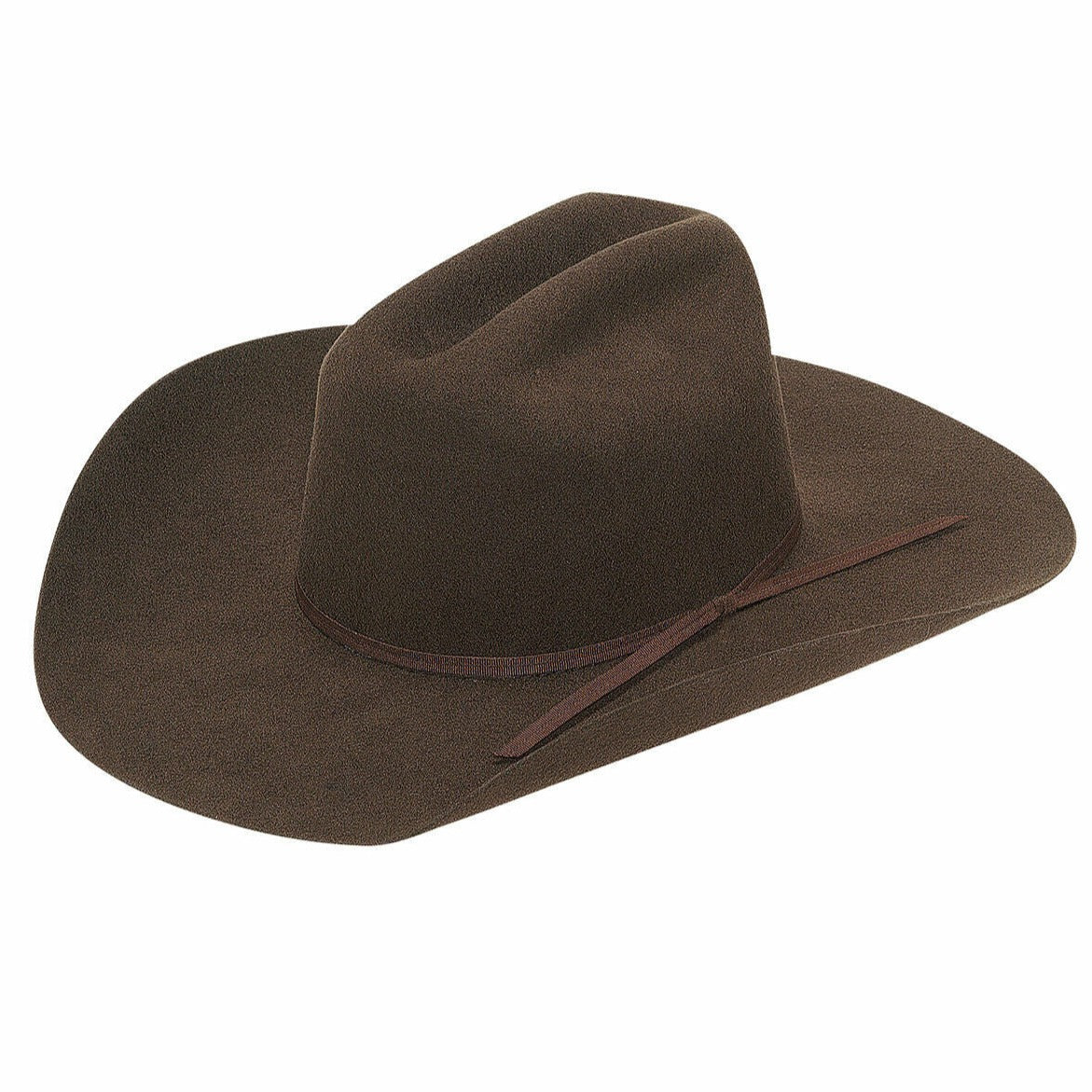 Kids Brown Felt Hat | Twister