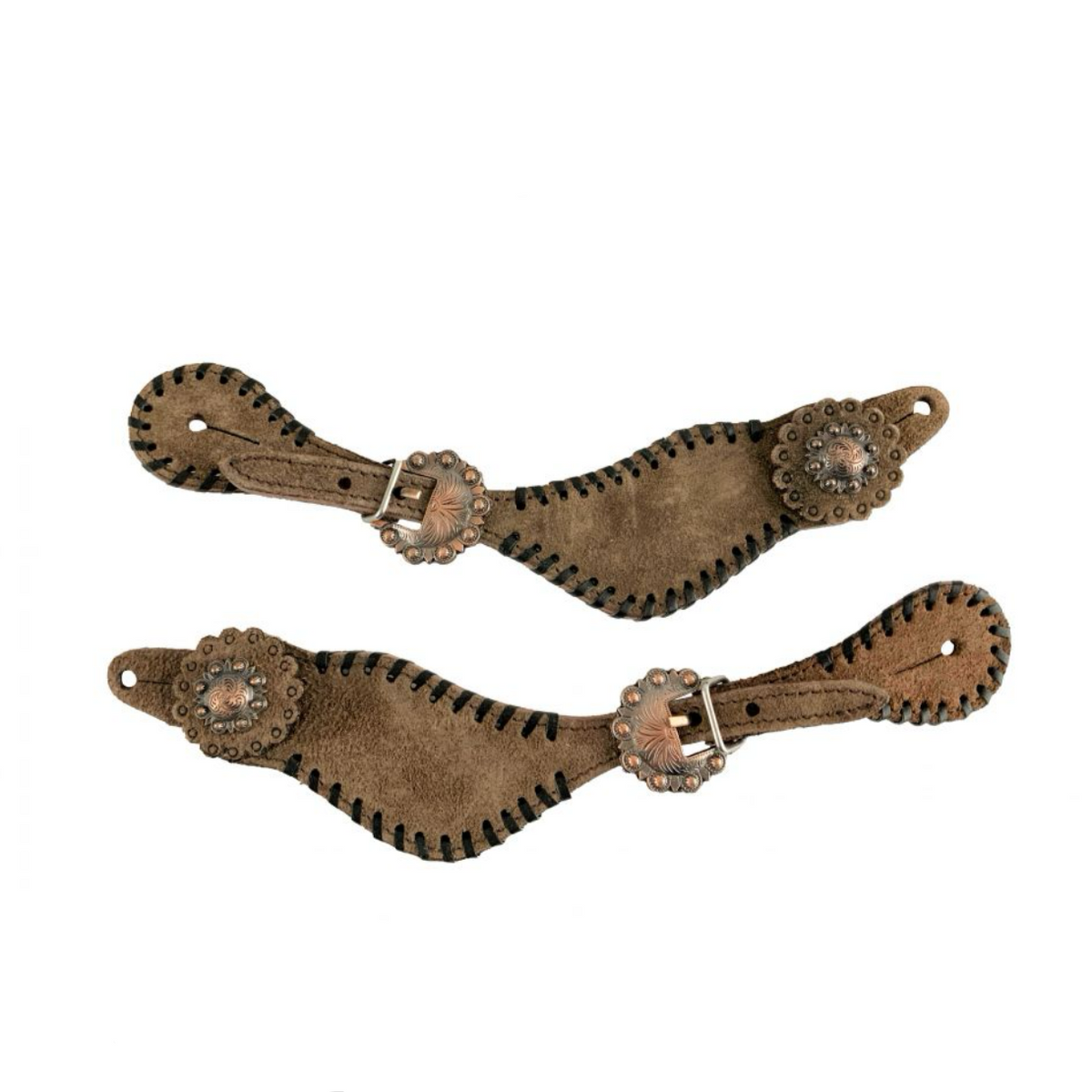 Black Laced Spur Strap